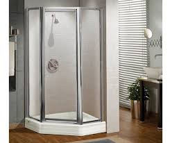 Maax Silhouette P Na 36 In X 70 In Shower Door In Polished Chrome Clear 137720 900 084 000 Rona Shower Doors Neo Angle Shower Doors Maax Shower Doors