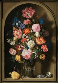 Check spelling or type a new query. Ambrosius Bosschaert Still Life Bouquet Of Flowers In A Stone Niche 1618 Giclee Fine Art Print Famous Still Life Paintings Flower Painting Painting