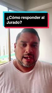 ¿Cómo responder a una pregunta del jurado?
