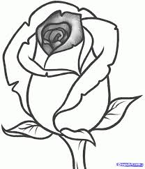 Create a rough outline of the small flowers by sketching small circles. Drawing Simple Rose Flower Drawing Easy