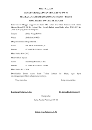 Itulah yang dapat kami bagikan terkait contoh surat berita acara pemilihan ketua rt secara aklamasi. Berita Acara Rt