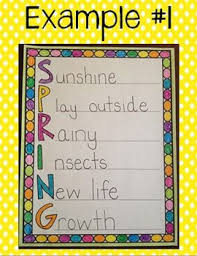 Spring Acrostic Poem Template Free Acrostic Poem Template Spring Acrostic Poem Poem Template