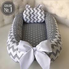 Double Sided Baby Nest Bed Babynest Newborn Co Sleeper Etsy Baby Nest Bed Baby Nest Baby Lounger