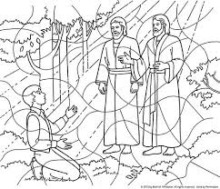 First Vision Coloring Page Coloring Pages General Conference Activities Scripture Coloring