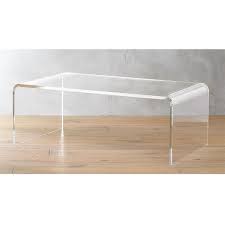 Finished by hand, natural intonations in tone and texture add to the unique honed beauty of each industrial chic coffee table. Cb2 Peekaboo Acrylic Tall Coffee Table Aptdeco