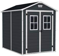 This keter manor outdoor storage shed is ideal for storing your garden tools and a variety of other the keter 6 ft. Gartenhaus Keter Manor 6x8 186x237x227 Cm Garten Center Jardinitis