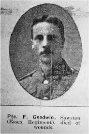 Private Frederick Goodwin, Service Number 25258
