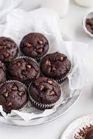 Easy Double Chocolate Muffins Browned Butter Blondie Recipe Chocolate Muffins Dessert Recipes Chocolate Craving
