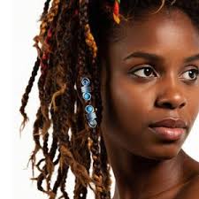 6mm Wide Big Hole Gemstone Loc Beads, Dreadlock Hair Accessories, Beads for  Braids Twist and Dreadlocks, Loc Jewelry, Barrel Crystal Beads