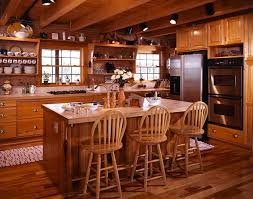 log cabin kitchens