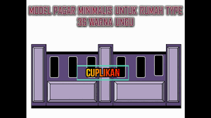 Silahkan telusuri pagar rumah minimalis modern yang rencana gambaran serupa, gambar dan foto. Model Pagar Minimalis Untuk Rumah Type 36 Warna Ungu Youtube