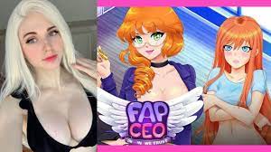 Amouranth Plays the Cam Girl Game | FAP CEO NUTAKU - YouTube