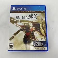 Sony Playstation 4 Ps4 Final Fantasy Type 0 Hd Disc W Box Day One Edition O Rpg Ps4 Games Final Fantasy Type 0 Video Game Covers
