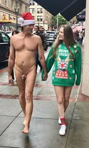 CFNM: Merry Nude Christmas - ThisVid.com