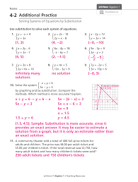 Which of the following statements would be the process that is used to describe solving a system of equation with 6 variables? Http Mrsbennettmath Weebly Com Uploads 3 9 4 0 39403159 4 2 Practice Key Pdf