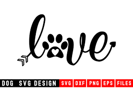 Free Free Love Paw Svg