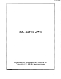REV. THEODORE LLANOS