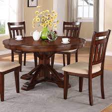 Kingston 58 Wood Table And Slat Back Side Chairs By Winners Only Dining Table In Kitchen Dining Table Round Dining Table Sets