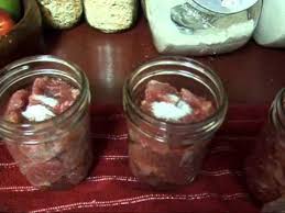 Since they're low acid foods, they cannot be preserved in a water bath canner, and they require the higher temperatures of a pressure canner for safe preservation. Canning Meat Raw Pack Method Youtube