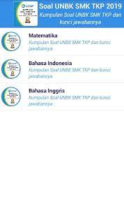 Contoh, kunci jawaban, dan pembahasan soal unbk latihan online soal ujian sekolah bahasa inggris smk tahun 2021 &mldr; Soal Unbk Smk 2019 Dan Pembahasan For Android Apk Download