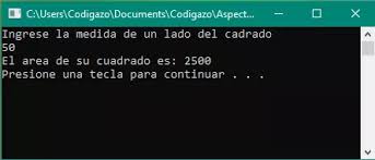 Esta es una figura geométrica plana compuesta por una secuencia finita de segmentos. Calcular Area Y Perimetro De Un Cuadrado En C En C