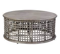 20 round all weather wicker coffee table outdoor patio garden furniture. Rattan 39 Round Coffee Table Pottery Barn