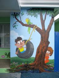 Okul Dis Cephe Boyama Oernekleri