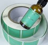 Custom Cosmetics Packaging Labels Printing Hot Silver Label Paste Emulsion  Bottle Sticker Skin Care Label Printing