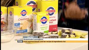 Recipe Homemade Lamingtons Snowflake Youtube