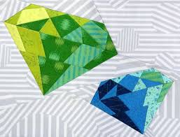 Electric Diamond Free Paper Pieced Block Pattern Foundation Paper Piecing Paper Piecing Quilts Paper Piecing