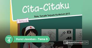 Terima kasih banyak telah membaca artikel download buku pdf bahasa inggris kelas 11 sma/ma. Lengkap Kunci Jawaban Buku Siswa Tema 6 Kelas 4 Cita Citaku Kurikulum 2013 Ruang Edukasi