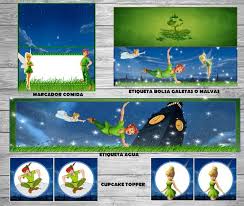 Peterpan Y Campanitanuevo Kit Imprimible Ideal Para Por Ideasglint Peter Pan Party Peter Pan Disney Scrapbook