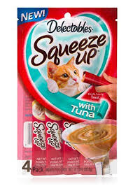 Hartz Delectables Squeeze Up Cat Treat Tuna 4ct Pack Of 8 Find Out Tuna Cat Treats Cat Treats Cat Treats Homemade