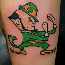 Irish clovers tattoo on back neck. Toys Games Notre Dame Fighting Irish Temporary Tattoo Temporary Tattoos Novelty Gag Toys Toys Games