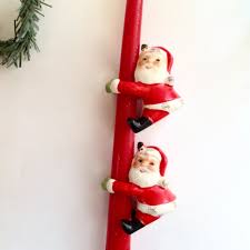 Vintage Christmas Candle Huggers Vintage Santa Christmas Decor Adorable Santa Huggers Japan Vintage Christmas Candles Cute Candles Vintage Christmas