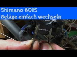 Scheibenbremse Quietscht Wenig Bremskraft Bremsbelage Am Fahrrad Wechseln Shimano B01s Youtube