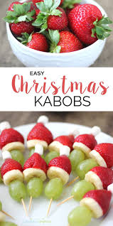An Easy Christmas Dessert Or Snack Idea Christmas Kabobs These Simple Diy Bites Couldn T Be Easier Christmas Desserts Easy Christmas Food Christmas Snacks