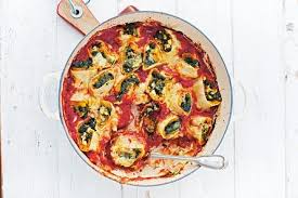 Pretty Gnarly Jamie Oliver S Squash And Spinach Rotolo Jamie Oliver Healthy Recipes Jamie Oliver Recipes Veggie Recipes