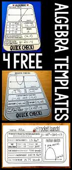 Math Templates Are A Great Way To Start Your Math Class Everyday Free Algebra Teaching Algebra School Algebra