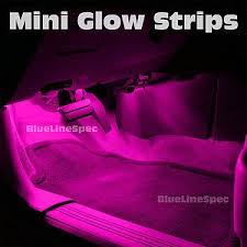 Pink Led Strip Lights Interior Glow Lighting Neon Flexible 5050 Smd H Pink Car Car Accesories Cars Trucks