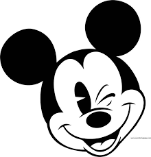 Supercoloring.com is a super fun for all ages: Old Mickey Mouse Face Coloring Page 6 Mickey Mouse Drawings Mickey Mouse Silhouette Mickey Mouse Art