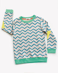 Indikidual Zigzag Sweater 100 Organic Cotton Unisex Unisex Bambini