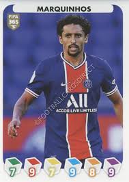 329 Marquinhos Paris Saint Germain Fifa 365 2021 Stickers Football Cards Direct