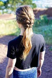 16 5 Minute Braids Even Lazy Girls Can Fit In Before Work Hair Styles Workout Hairstyles Long Hair Styles