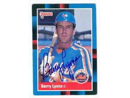 1930s to 1950s 1960s 1970s 1980s to present. Autograph Warehouse 35759 Barry Lyons Autographed Baseball Card New York Mets 1988 Donruss Baseball Card No 619 Newegg Com