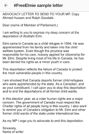 Address a cover letter by using dear and the hiring manager's title and last name. Naiima Farah Sur Twitter Etobicokenorth Canada Supporters Below Is A Sample Letter For Writing Canadian Mps To Stop Elmi S Deportation To Support All Former Wards Of The State There S Also A Letter By