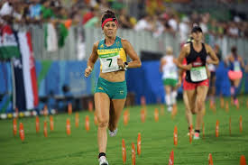In the modern revival, the original pentathlon was renewed for a while but was eventually replaced with a more modern version. Esposito Storms Through In Combined Event To Win Women S Olympic Modern Pentathlon Gold