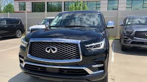 Farmhouse paint colors interior 2019 qx80 limited in black. 2020 Qx80 Stock L9250737 Mineral Black On Saddle Youtube