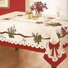 Homewear Table Linens Christmas Peace And Joy 70 Round Jacquard Tablecloth Table Cloth Tablecloths For Sale Kitchen Table Decor