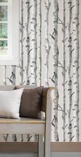Birch Tree Peel And Stick Wallpaper Pin On Rustic Home Style